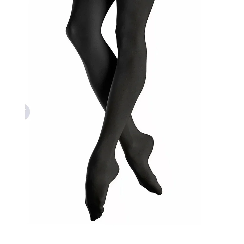 Bloch Endura Black Footed Tights Adult Size A Style T0920L
